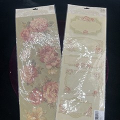 K&Company K&Co Isabella Scrapbooking Stickers Kit Paper Tags Vellum Flowers
