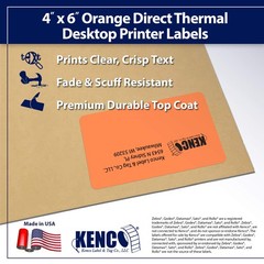 4″ X 6″ Direct Thermal Perforated Stickers Labels for Shipping Labels, Invent…