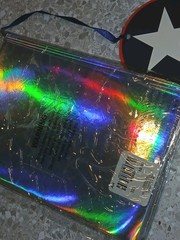 American Flag Glitter Filled Cover Journal