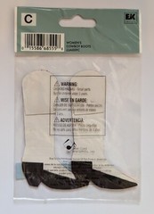 Jolee’s Women’s Cowboy Cowgirl Boots Scrapbooking Embellishments