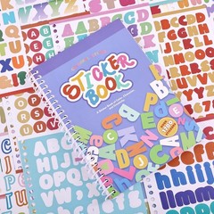 1700+ Colorful Alphabet & Number Sticker Collection for Creative DIY Projects