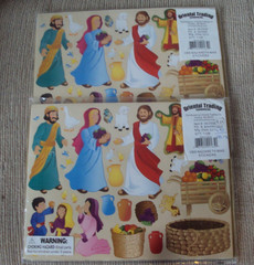 2 paks Oriental Trading Co VBS Nazareth Mas Stickers 1 unit per pack 20 sheets