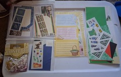 Large Lot Of Scrap Booking Stickers, Sticker,paper Stamps Stencils Ect. (A)