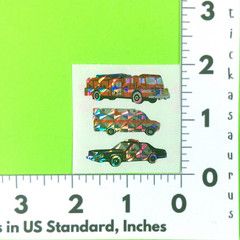 Vintage Prismatic Great 7 Emergency Vehicles Sticker Mod