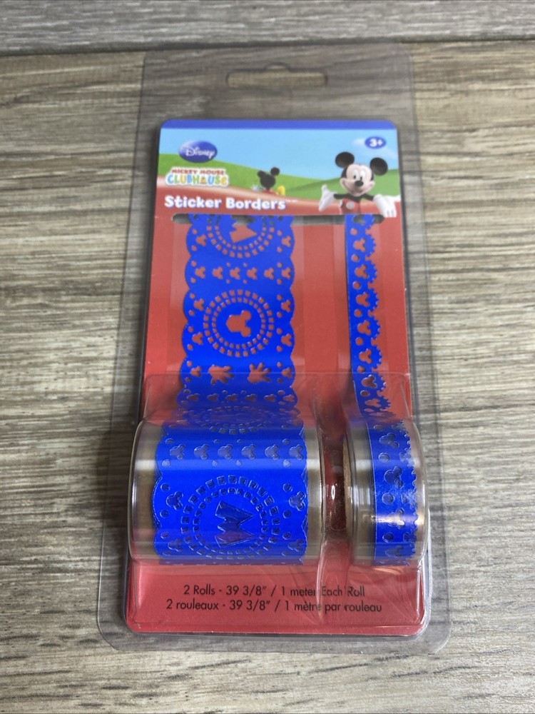 Disney Mickey Mouse Clubhouse Scrapbook Sticker Borders New Sealed