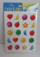 VINTAGE 1982 Hallmark Balloons Heart Apple Moon Star Sun Stickers NIP NOS