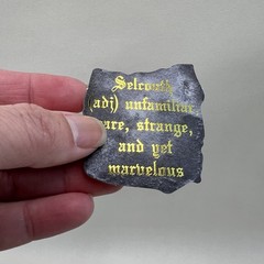 Gothic Phrase Stickers Halloween Scrapbooking Junk Journal Collage