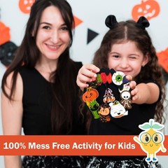 Halloween Crafts for 12 Sets, DIY Wreaths Halloween Activities for Toddlers, …