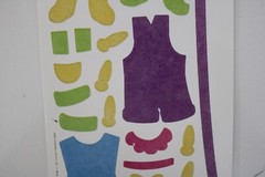 Miss Elizabeth’s 3-D Cardstock Stickers «Little One» Children Items Scrapbooking