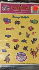 Vintage Littlest Pet Shop Reusable Stickers With Storyboard Lot Of 3 Packages