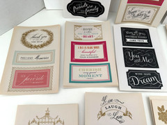 Anna Griffin Artfully Said Vellum Quote 143 Stickers – AG 528 New – Scrapbooking