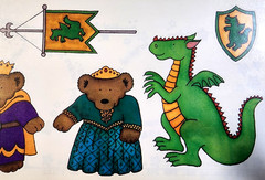 Vintage 2001 Renaissance Dragon Clear Stickers 12″ Medieval Sheet Tumblebeasts