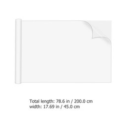 White Self Adhesive Dry Erase Board Large Removable Whiteboard Sticker for Walls