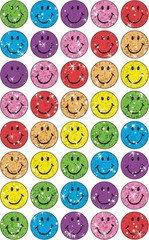 Trend Silly Smiles Sparkle superSpots Stickers, Classroom Incentives, 160 Count