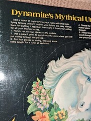 Vintage unicorn mobile scholastic books Dynamite’s mythical by Bradley Clark