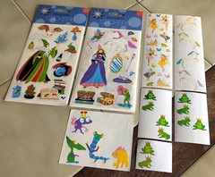 Lot of MRS. GROSSMAN’S Fantasy Wizard / Fairies / Unicorns / Princess Stickers
