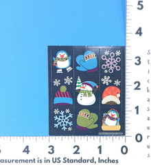 Carson Dellosa Winter Fun Mini Sticker Sheets Lot Of 5