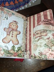 Shabby Christmas Junk Journal Scrapbook Usa Seller