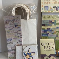 Colorbok Paper Crafting Kit Bags Bows Boxes Tags Cards Envelopes Scrapbook