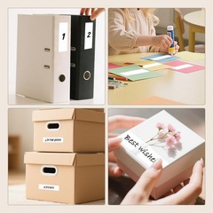 1000 Pack 3×1 Inch Rectangular White Label Stickers to Write On Labels