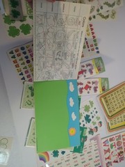 HUGE Vintage Sticker Lot & Sticker Book! St Patrick’s, Letters, Elmo, Sandylion