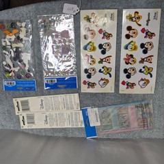 disney micky & minnie mouse and all their freinds sticker sheets 7 sheets