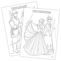 Frozen 2 Create A Scene Sticker Book with 16 Full Color Scenes for Kids