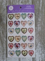 9 Pkgs John Grossman Naturally Gifted Stickers Shells Butterflies Flowers Sealed