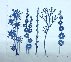 Die Cuts Large WildFlowers 15 Pieces Cardstock