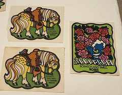 13 Vintage Mello Smello Stickers ’80s Scratch and Smell Orange Chocolate Roses +