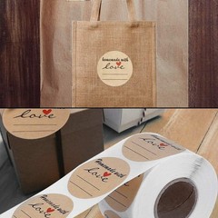 Jam and Jelly Jar Canning Labels for Mason Jars and More(2″ Round 500/roll) with