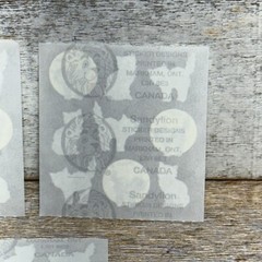 Lot of 3 VTG Sandylion Stickers Pods Assorted Halloween BLACK CATS 27 Counts
