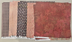 Basic Grey Lucille Scrapbook LOT 12 X 12 Paper Chipboard, Snippets & Buttons