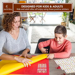 1100 Kindness Stickers for Kids – 44 Sheets with 10 Colorful Designs