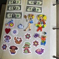 2500+ Stickers Vintage 80s Puff Scratch N Sniff Binder 48 Pages Michael Jackson