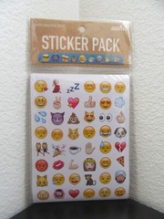 EMOJI 850 Stickers or 18 Sheets for Planner or Crafting NEW – FREE SHIPPING