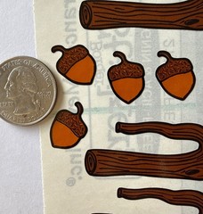WOODSY Stickers(24pc)5”x12”Frances Meyer•Border•Photo Corners•Branch•Card Making