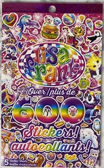 Lisa Frank Sticker Book 5 Sticker Sheets 600 Stickers Bendon Aged 3+ NEW 2019