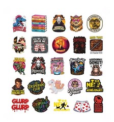 Dungeon Crawler Carl RANDOM Stickers Princess Donut New Achievement Vinyl Decals