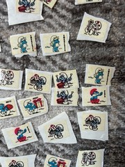 Vintage Rare Smurf Sticker LOT 1980s-1990’s Scrapbook