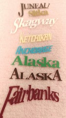 Alaska Scrapbook Laser Die Cut Pack – New In Package set of 25 – Words & More !