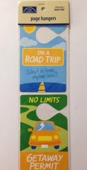 ROAD TRIP PAGE HANGER(2pc)Karen Foster•Vacation•Getaway•Holiday •Disneyland•Trip