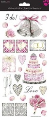 SANDYLION Sticker Designs Vellum Stickers – WEDDING ICONS – 26 pcs