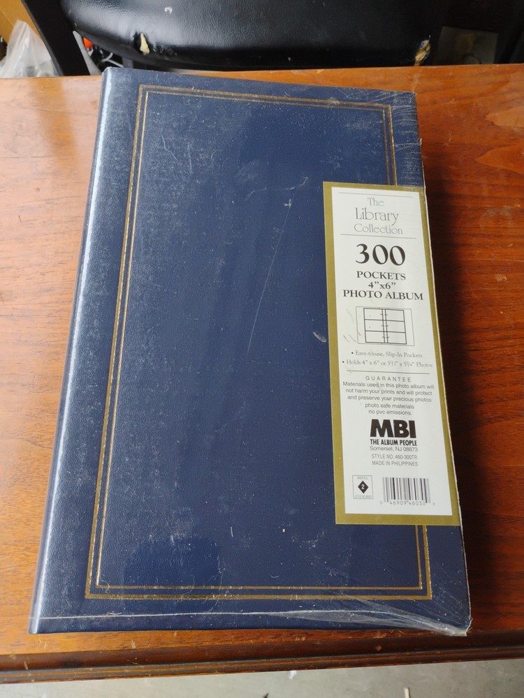 MBI PhotoPlace, Photo Album Slim 300, Holds 4 x 6 photos, Holds 300 Photo’s