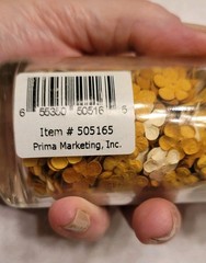 Prima Jar Got Flowers Cream Yellow Paper Flowers New Crafting Scrapbooking