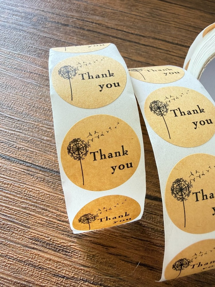 Thank You Sticker Labels 10 pieces Decorative Seals for Gifts Crafts Packaging