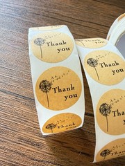 Thank You Sticker Labels 10 pieces Decorative Seals for Gifts Crafts Packaging