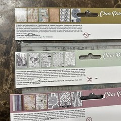 Stamperia – – Clear Prints – Printed Acetate Sheets A4 6pcs Each 3 Packs