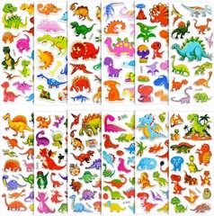 24 Sheets Dinosaur Stickers 450+ for Kids Boys Girls Toddlers, Teacher Reward…