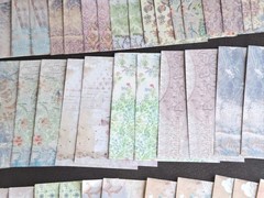100 Pc Ephemera Paper Pack Rumoured Flower Letter Lace Dances